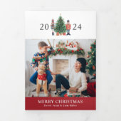 Carte de vacances Triple Photo (Page de couverture)