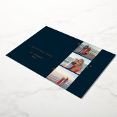 Carte de vacances triple photo en étoile de papier (Rotation)