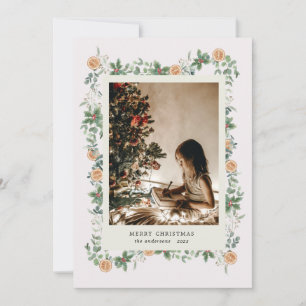 Carte de vacances Vacances Verdure Oranges Photo
