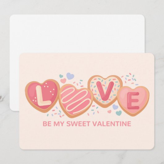 Carte de vacances Valentines (Devant / Derrière)