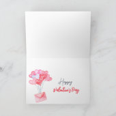 Carte de vacances vélo de livraison de la Saint-Va (Intérieur)