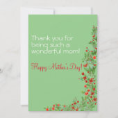 Carte de vacances verte (Devant)