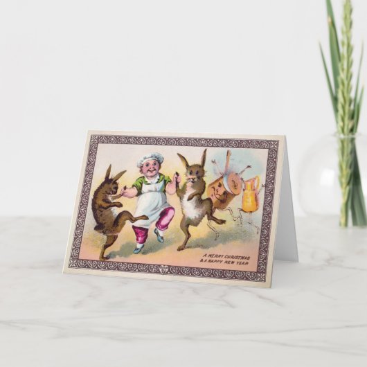 Carte de vacances Victorian Dancing Things (Devant)