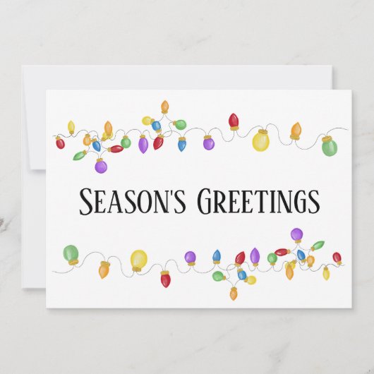 Carte de vacances Vintage brillant (Devant)