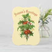 Carte de vacances vintage de l'époque victorienne  (Debout devant)