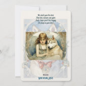 Carte de vacances vintage Husky Dog (Dos)