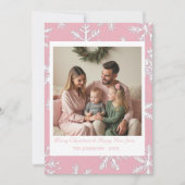 Carte de vacances Vintage moderne Flèches de neige (Devant)