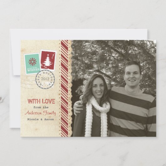 Carte de vacances vintage Scrapbook (Devant)