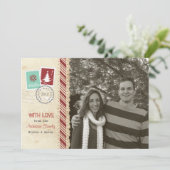 Carte de vacances vintage Scrapbook (Debout devant)