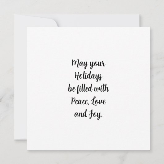 Carte de vacances Virgin (Dos)