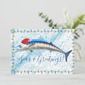 Carte de vacances Wahoo Flat (Debout devant)