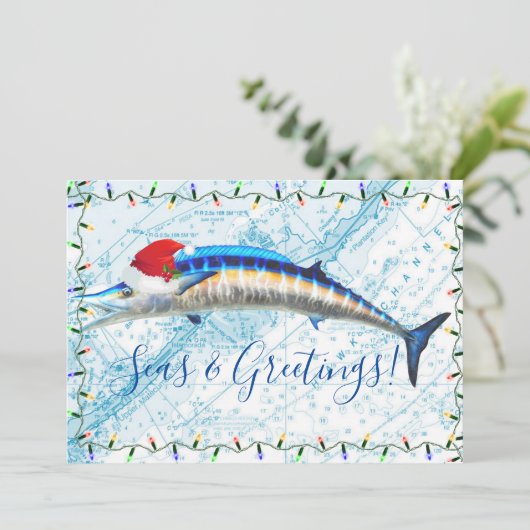 Carte de vacances Wahoo Flat (Debout devant)