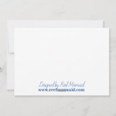 Carte de vacances Wahoo Flat (Dos)