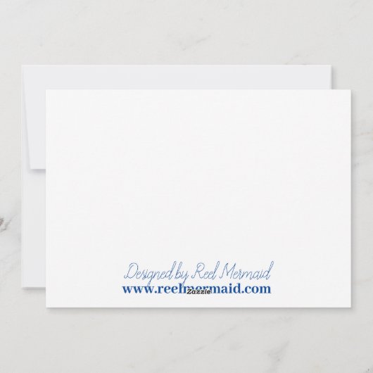 Carte de vacances Wahoo Flat (Dos)