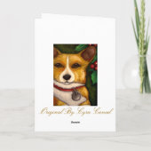 Carte de vacances WELSH CORGI (Dos)