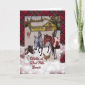 Carte de vacances WinTER AT WEST HILLS RANCH (Devant)
