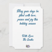 Carte de vacances WinTER AT WEST HILLS RANCH (Dos)