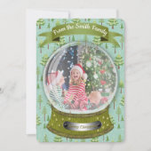 Carte de vacances Winter Snow Globe (Devant)