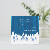 Carte de vacances Winter Wonderland (Debout devant)