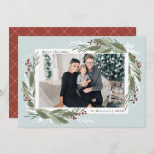 Carte de vacances Winterberry (Devant / Derrière)