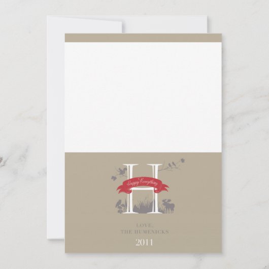 Carte de vacances Woodland Creats (Devant)