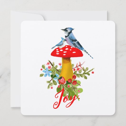 Carte de vacances Woodland Joy Flat (Devant)