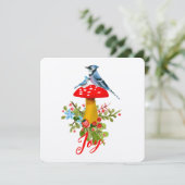 Carte de vacances Woodland Joy Flat (Debout devant)