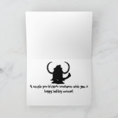 Carte de vacances Wooly Mammoth (Intérieur)