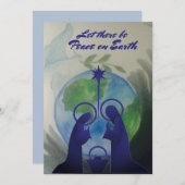 Carte de vacances World Peace Flat (Devant / Derrière)