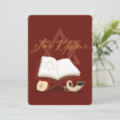 Carte de vacances Yom Kippour (Debout devant)