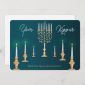 Carte de vacances Yom Kippour (Devant / Derrière)