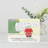 Carte de vacances Young Santa Flat (Debout devant)