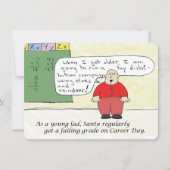 Carte de vacances Young Santa Flat (Devant)