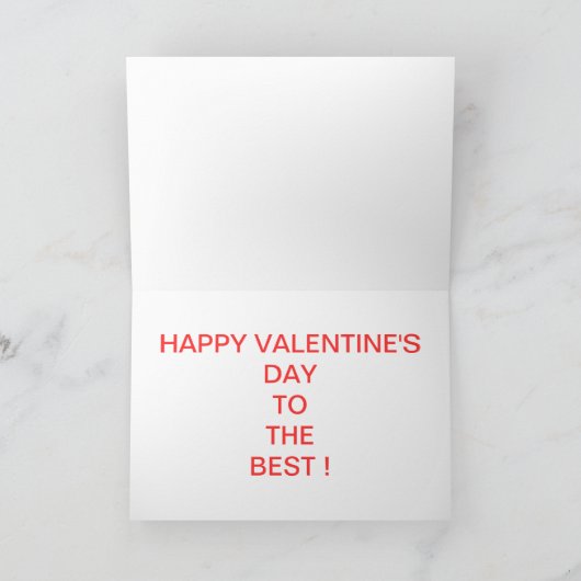 Carte de Valentine (Intérieur)