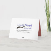 Carte de Valentine d'abeille de miel (Dos)