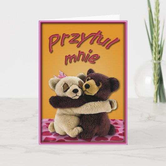 Carte de Valentine dans le polonais (Devant)