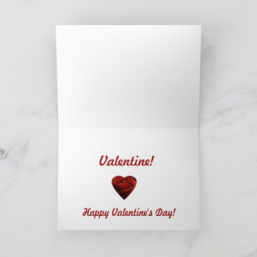 Carte de Valentine de 2 mâles (Intérieur)