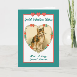 Carte de Valentine de chaton - amitié
