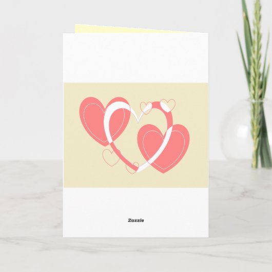 CARTE DE VALENTINE DE FILLE (Dos)