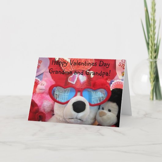 Carte de valentine de grands-parents (Devant)