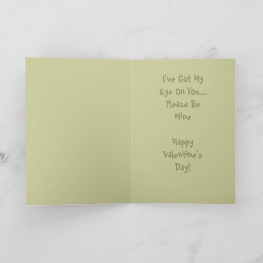 Carte de Valentine de guépard (Intérieur)