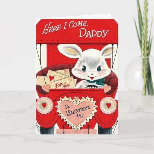 Carte de Valentine de papa (Devant)
