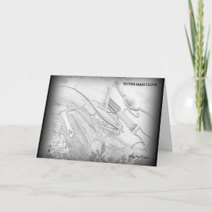 Carte de Valentine pour le cowboy