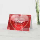 Carte de Valentine pour le papa (Devant)