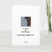 Carte de Valentines de great dane (Dos)