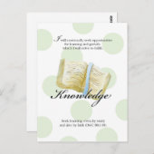 Carte de valeur JJ LDS - Connaissances (Devant / Derrière)