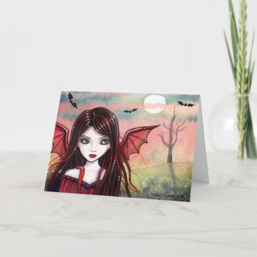 Carte de Vampire d'Halloween par Molly Harrison (Devant)
