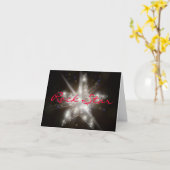 Carte de vedette du rock (Fleur jaune)