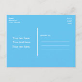 Carte de vente de fête d'été de typographie arc-en (Dos)