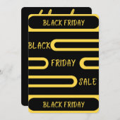 carte de vente du vendredi noir (Devant / Derrière)